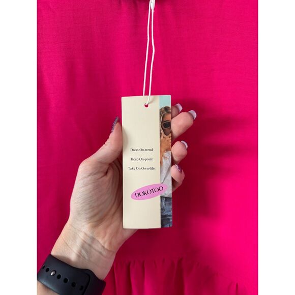 NWT Hot Pink Dress - Picture 8 of 8